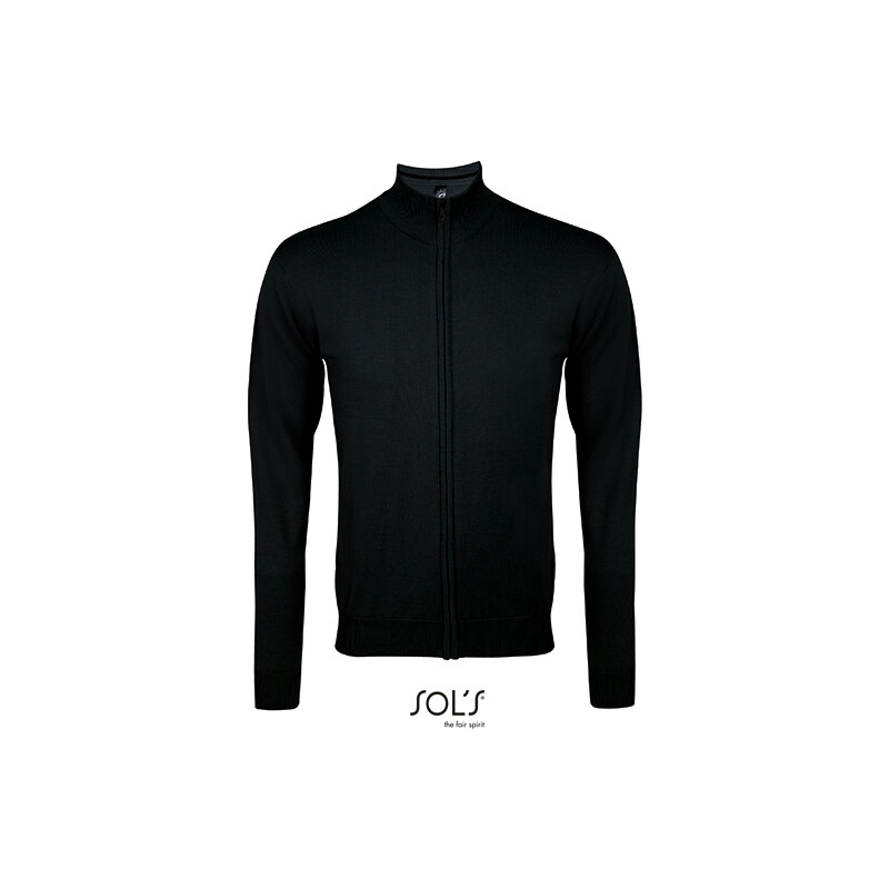 Pánský pletený svetr na zip Regular fit Gordon Sols