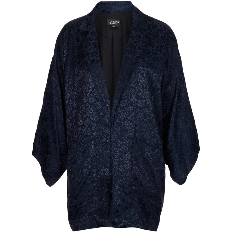 Topshop Floral Jacquard PJ Kimono Jacket