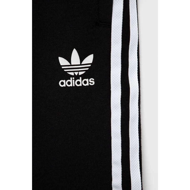 Dětské kraťasy adidas Originals H32342 černá barva, hladké, nastavitelný pas