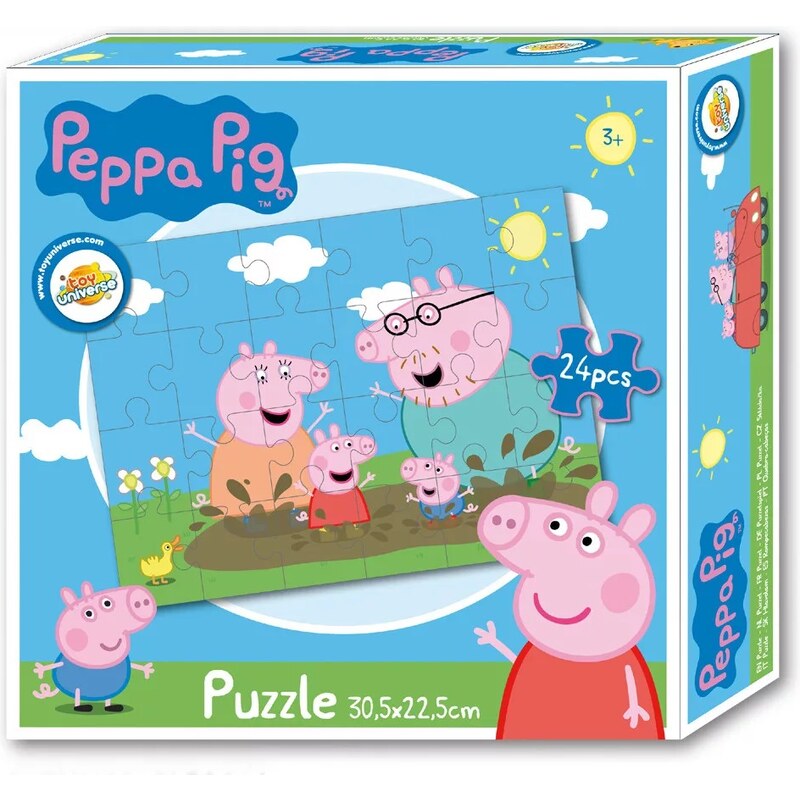 W&O Products B.V. Prasátko Peppa puzzle 24 dílků