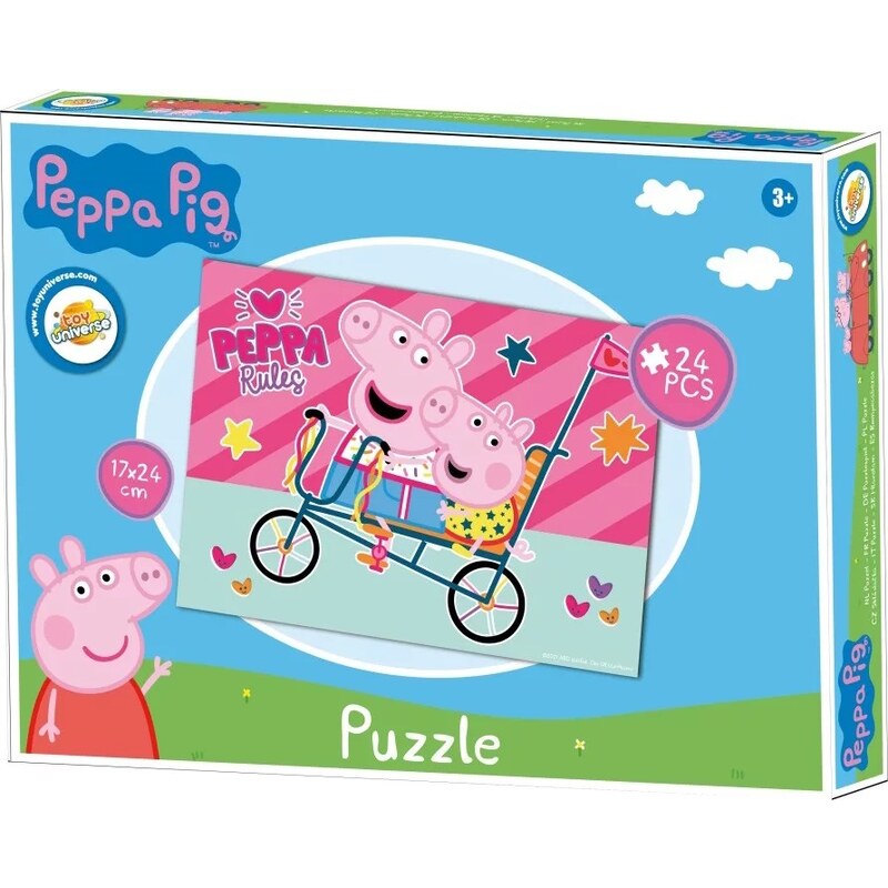 W&O Products B.V. Prasátko Peppa puzzle 24 dílků