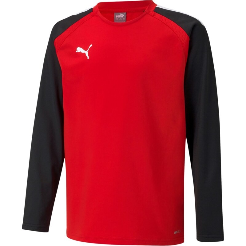 PUMA Funkční tričko TeamLiga červená / černá / bílá