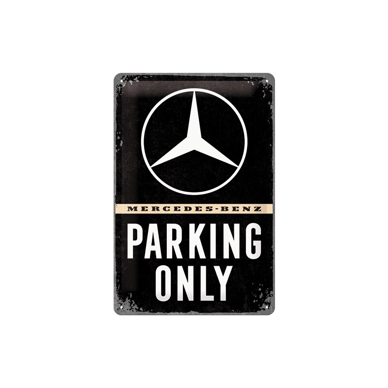 NOSTALGIC-ART Retro cedule plech 200x300 Mercedes-Benz Parking Only