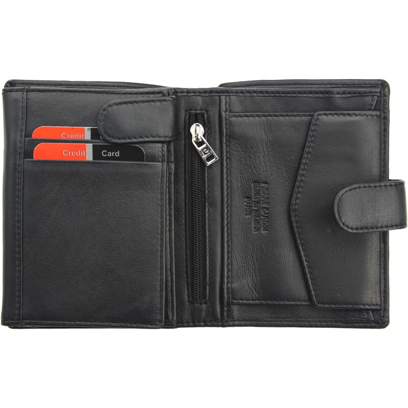 Pánská kožená peněženka Pierre Cardin TILAK37 326A RFID černá / bordová
