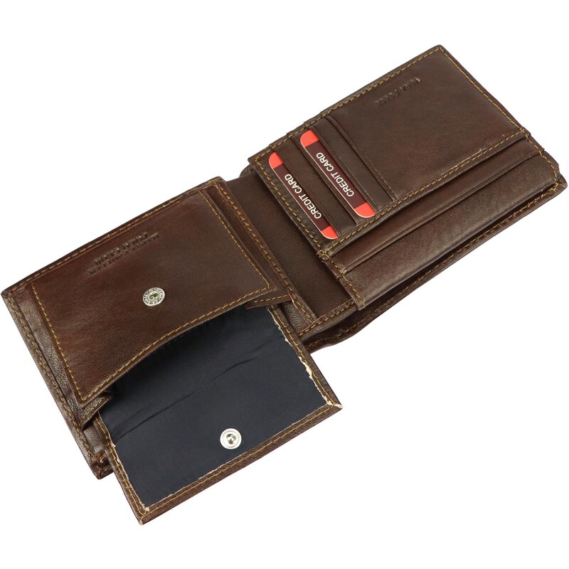 Pánská kožená peněženka Harvey Miller Polo Club 1725 292 černá