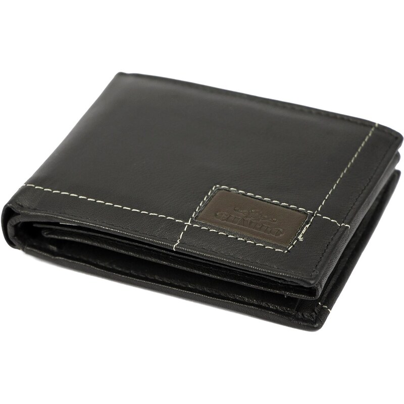 Pánská kožená peněženka CHARRO GAETA 1373 černá