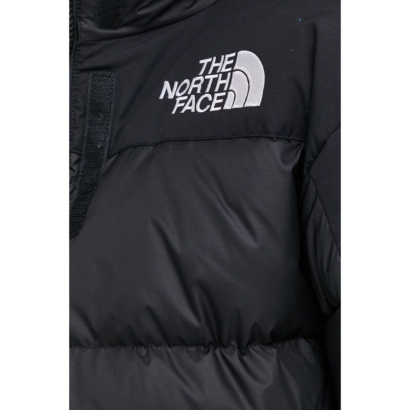 Péřová bunda The North Face HMLYN DOWN PARKA dámská, černá barva, zimní, NF0A4R2WJK31