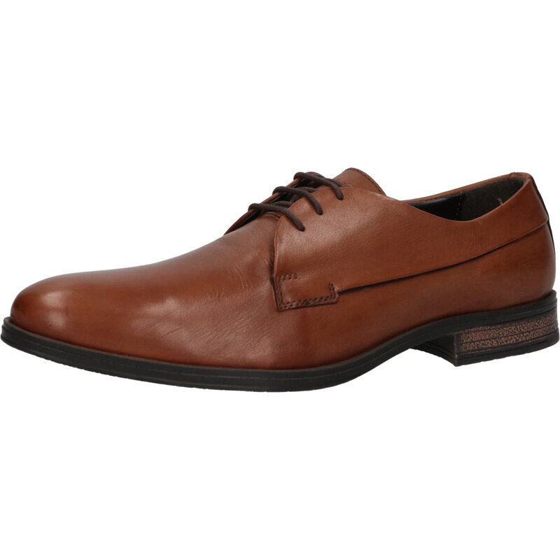 JACK & JONES Šněrovací boty koňaková