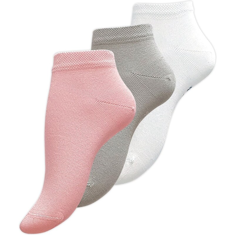 Vincent Creation Ponožky unisex bambusové kotníčkové - pastelové