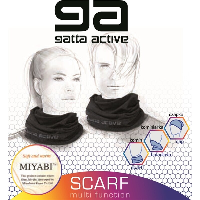 GATTA BODYWEAR Kukla/šála GA SCARF MIYABI 01