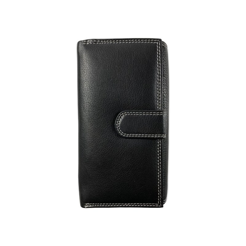 Tillberg Prostorná dámská kožená peněženka černá SR17502