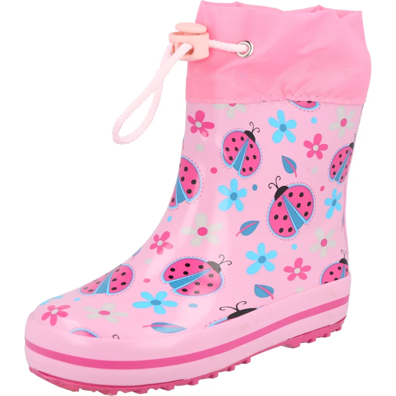 BECK Gumové holínky Glückskäfer modrá / nebeská modř / pink / růžová / 105887174