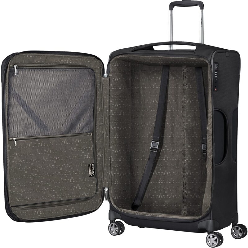 Samsonite Látkový cestovní kufr D'Lite EXP 85/91 l červená