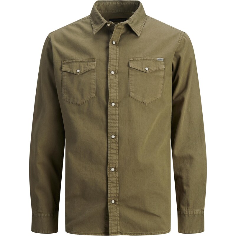 JACK & JONES Košile Sheridan olivová