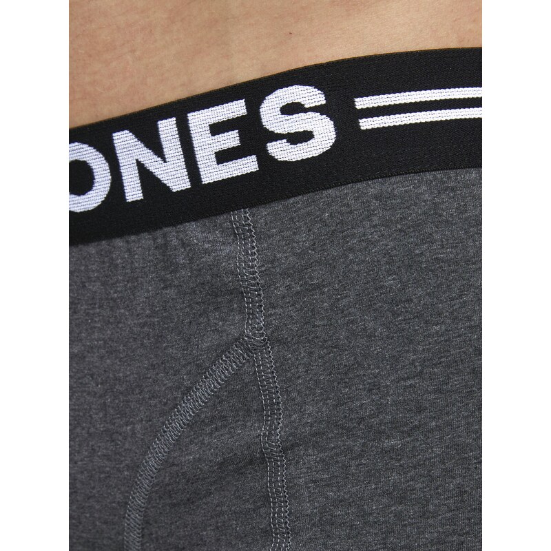 JACK & JONES Boxerky 'Lichfield' námořnická modř / oranžová / vínově červená