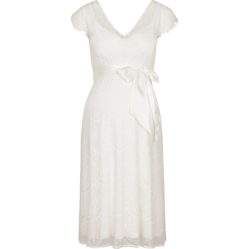 Tiffany Rose Těhotenské svatební šaty krátké KRISTIN ivory