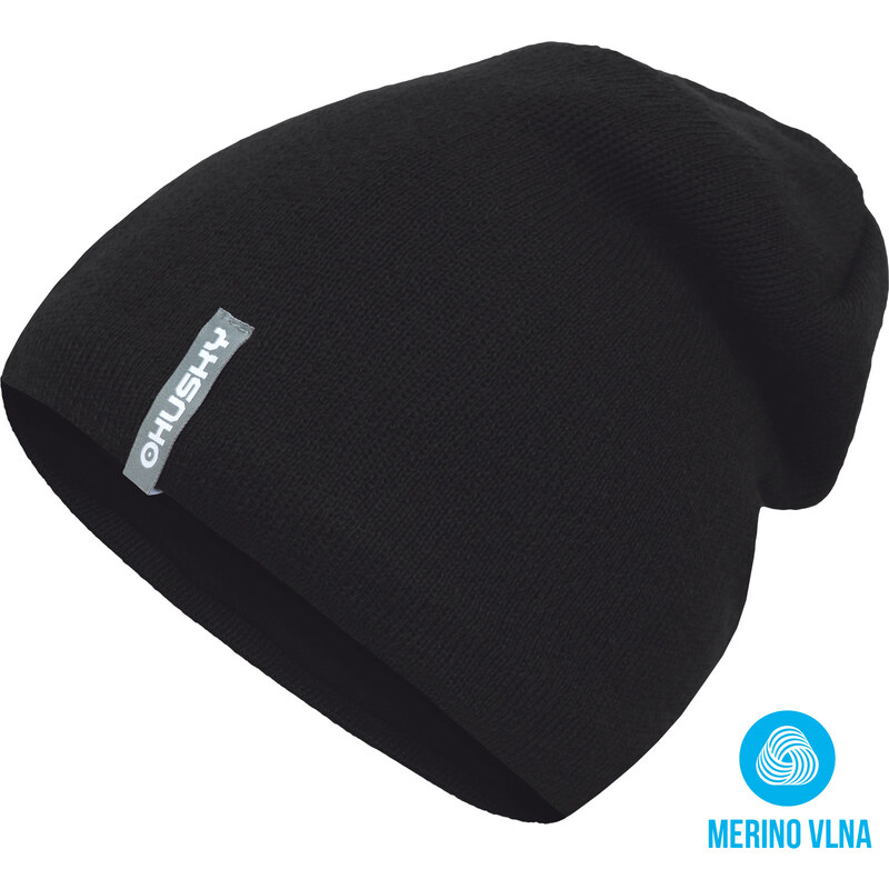 Pánská merino čepice HUSKY Merhat 3 černá 117114719