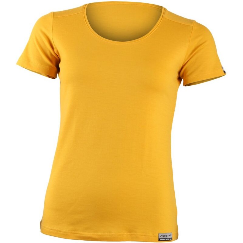 Lasting dámské merino triko IRENA žluté