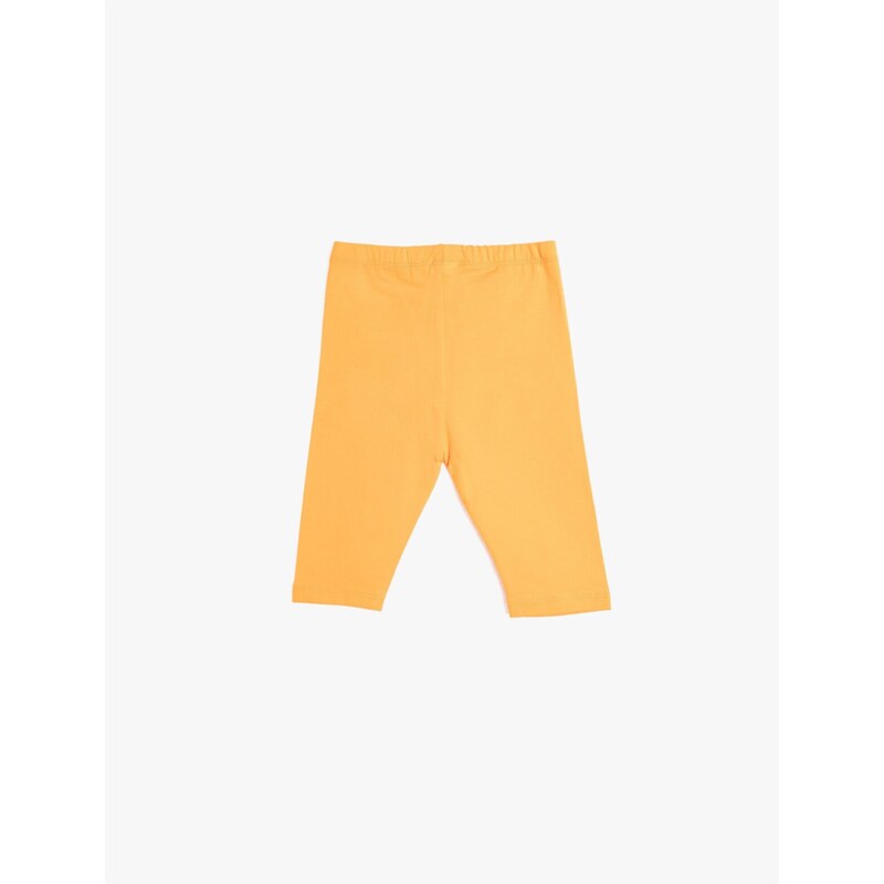 Koton Orange Baby Girl Tights