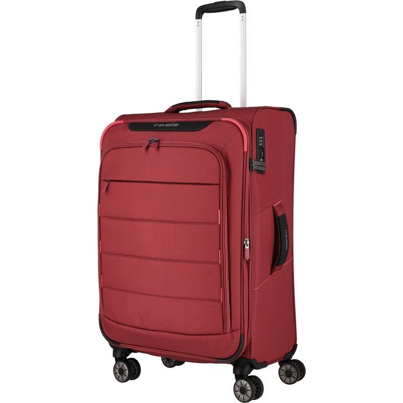 Střední cestovní kufr na kolečkách Travelite Skaii 4wRed 65728213
