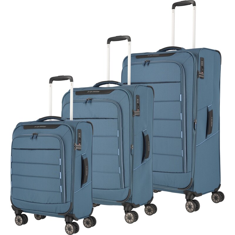 Sada cestovních kufrů Travelite Skaii 4w S,M,L Blue 65728208