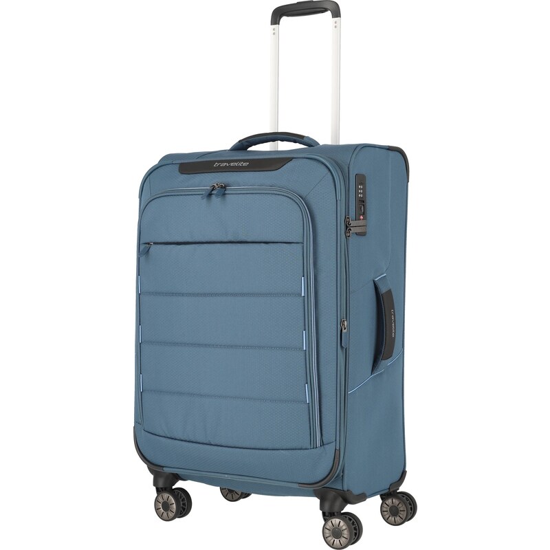 Střední cestovní kufr na kolečkách Travelite Skaii 4wBlue