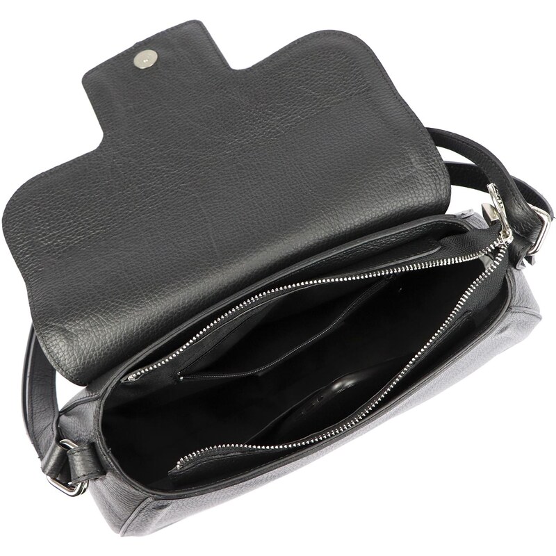 Kožená crossbody kabelka Juice 112350 černá