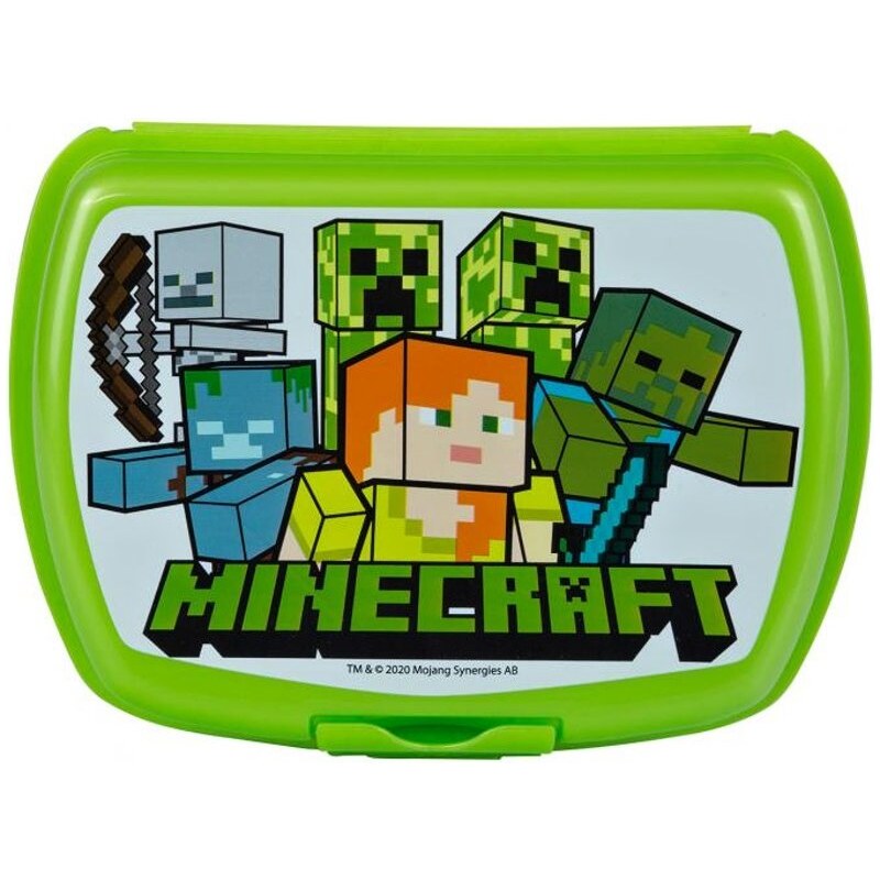 Stor Box na svačinu Minecraft s klipsou