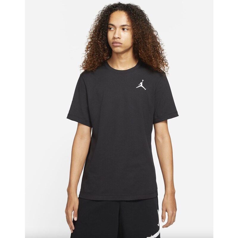 Jordan Jumpman Mens Short-Sle BLACK/WHITE