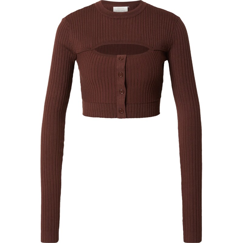 Kendall for ABOUT YOU Svetr Mary tmavě hnědá 109579714