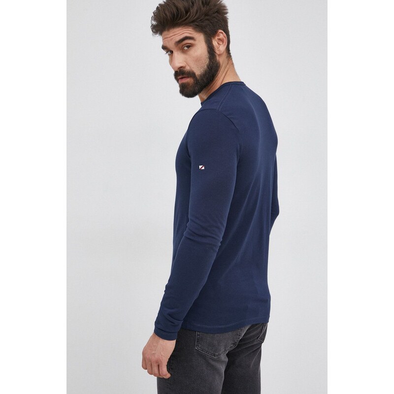 Tričko s dlouhým rukávem Pepe Jeans Original Basic 2 Long N , tmavomodrá barva