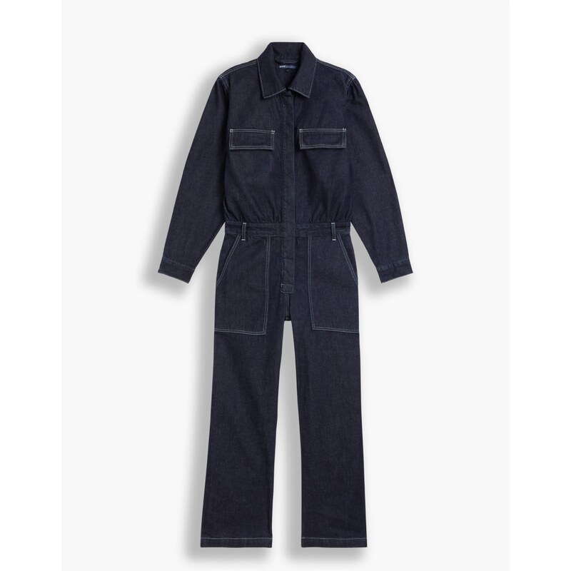 Levi's Tmavě modrý dámský džínový overal Levi's Flight Suit - Dámské