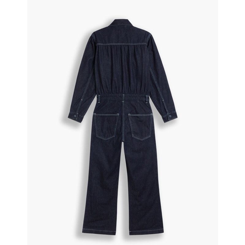 Levi's Tmavě modrý dámský džínový overal Levi's Flight Suit - Dámské