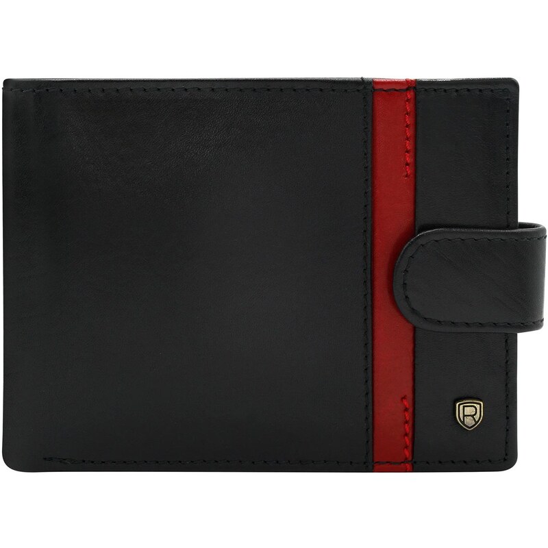 Pánská kožená peněženka ROVICKY N992L-RVTP RFID černá