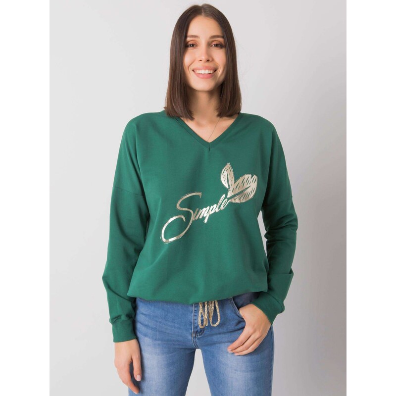 RELEVANCE Blouse-RV-BZ-7276.77-dark green