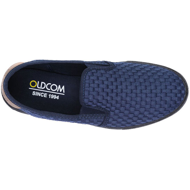 Oldcom Slip-On ORIGINAL Cross Modré Uni