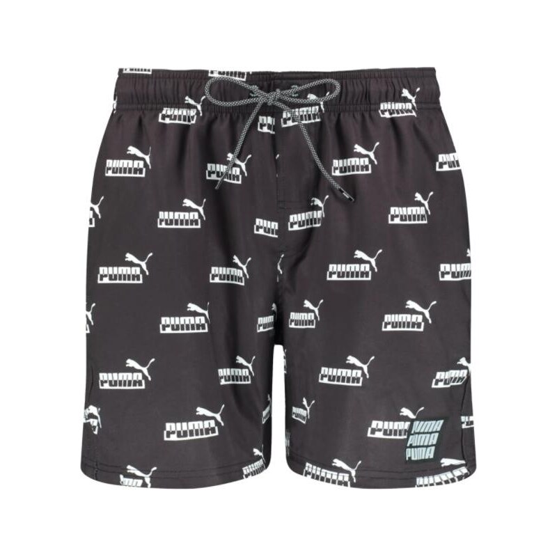 Plavky Puma Badehose Schwarz Weiss F001 100001272-001