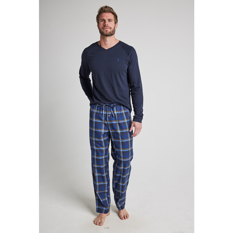 Jockey 500205 pánské dlouhé pyjamo ,kostkované