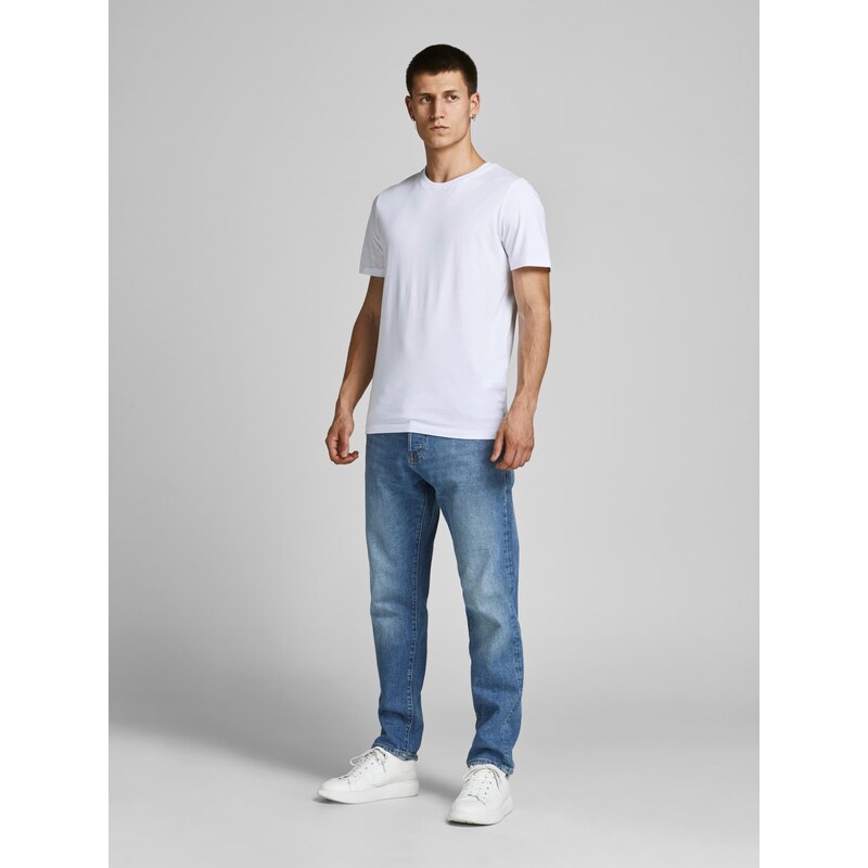 JACK & JONES Tričko 'Essentials' tmavě modrá / černá / bílá