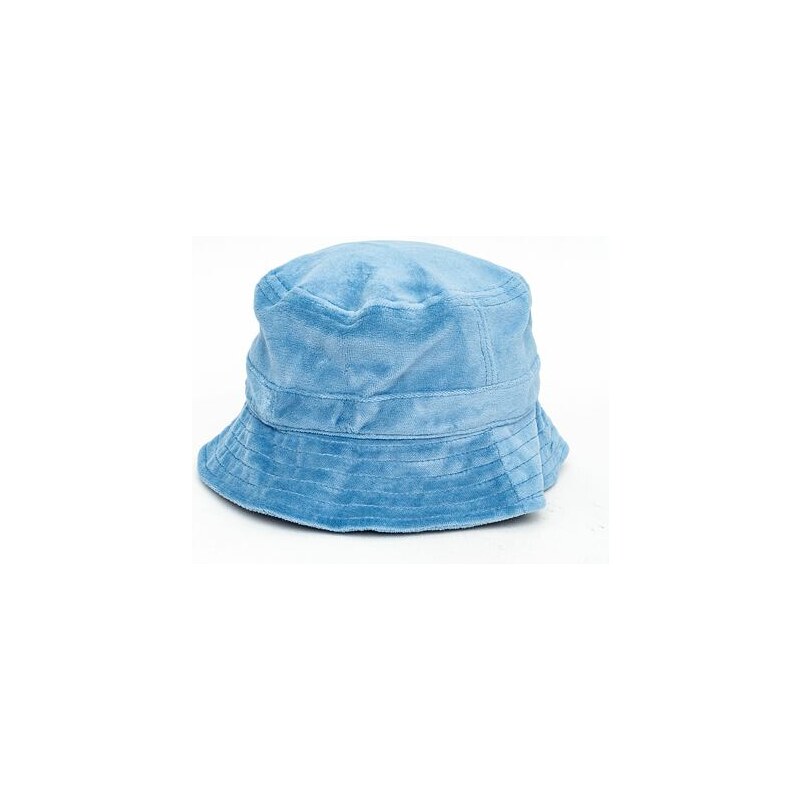 Klobouk Karl Kani Signature Velvet Bucket Hat KA213-046-1 Light Blue