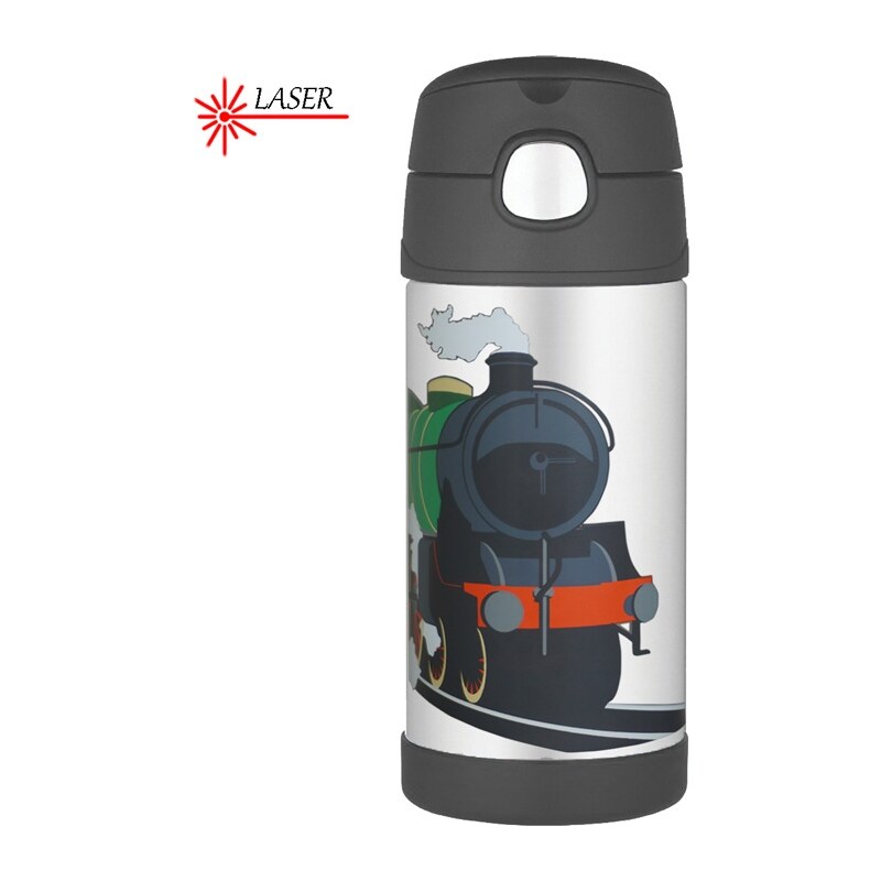 Thermos Dětská termoska s brčkem - vlak