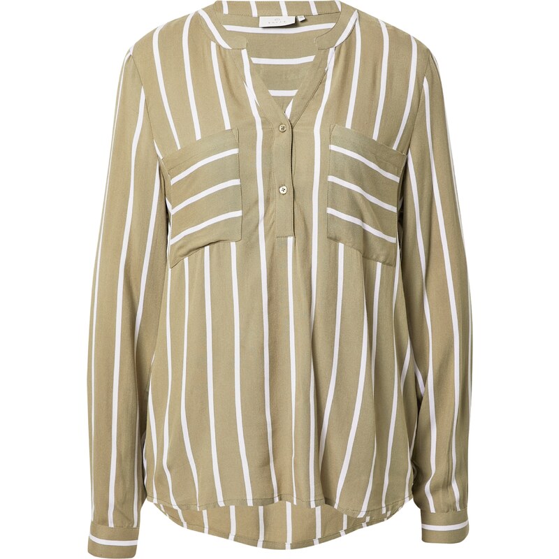 Kaffe Halenka KA Babara khaki / bílá 92737189