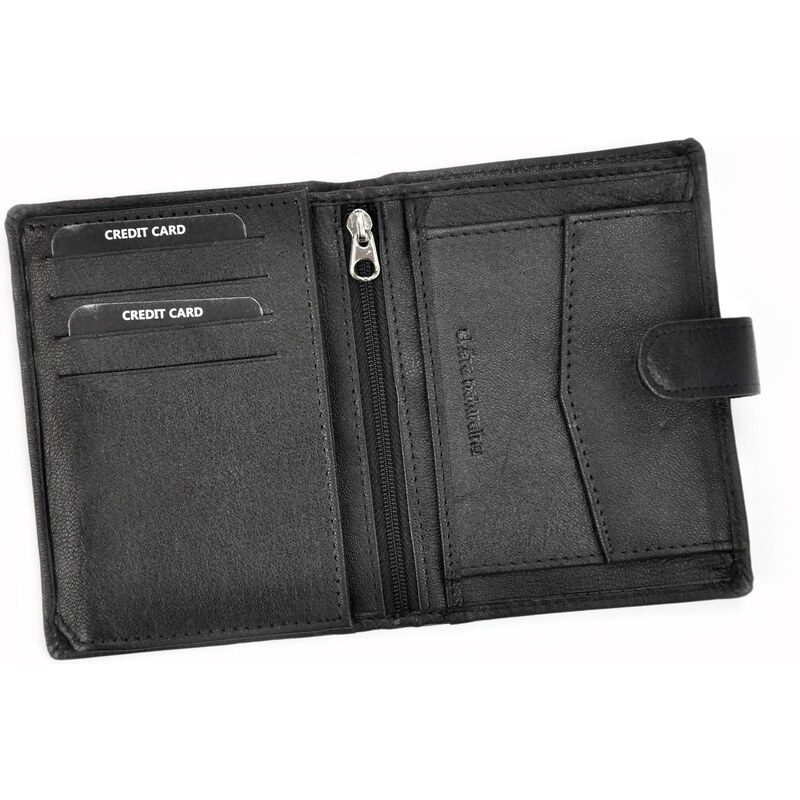Pánská kožená peněženka Money Kepper CC 5401B černá