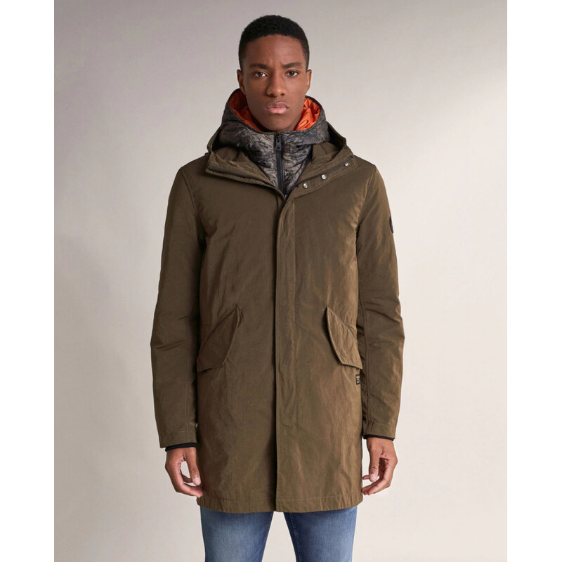 Salsa Jeans Salsa pánská khaki zelená bunda