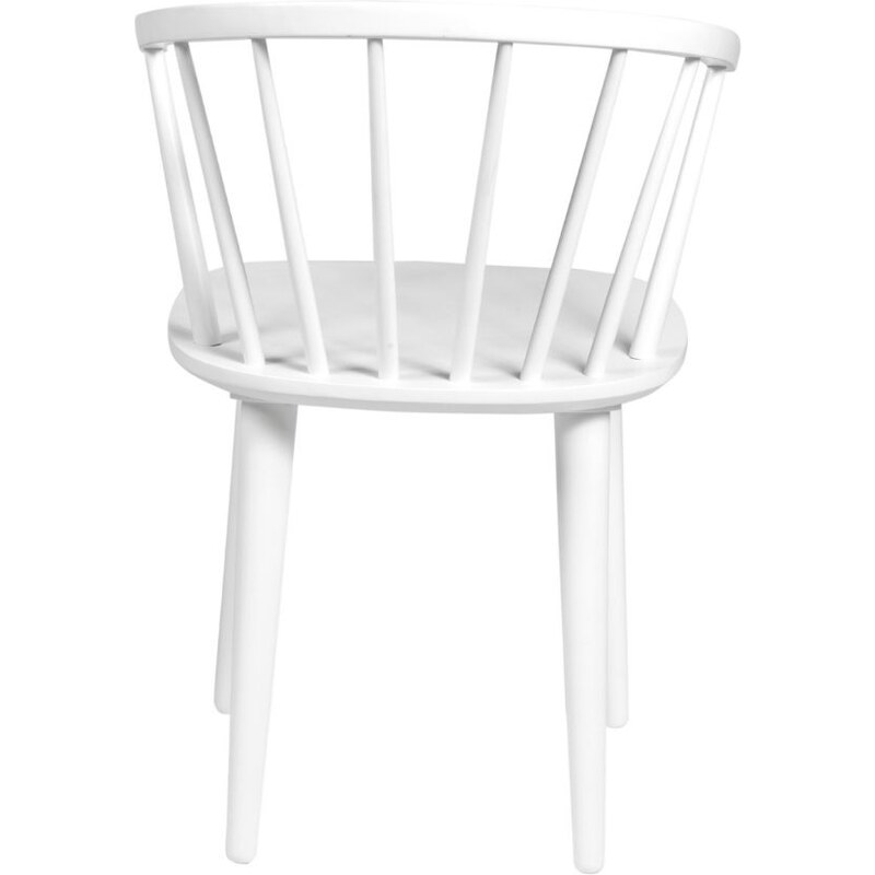 Bílá dřevěná jídelní židle ROWICO CARMEN