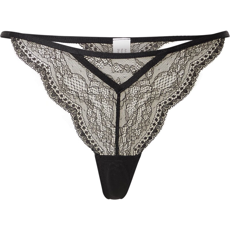 Hunkemöller Tanga Isabelle černá