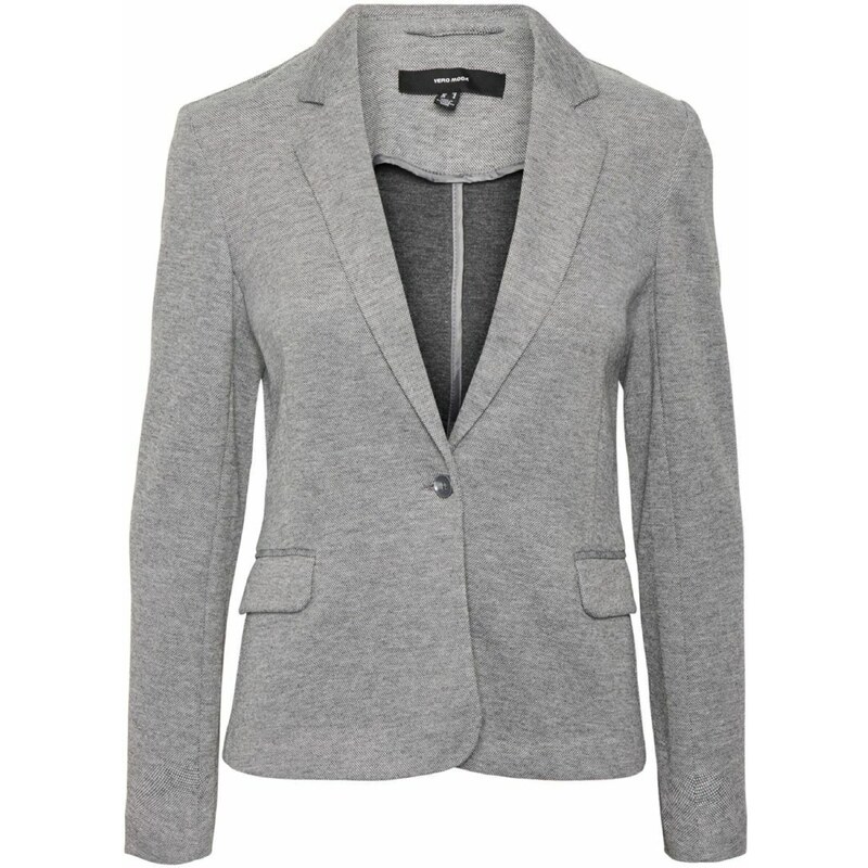 VERO MODA Blejzr Julia šedá / světle šedá