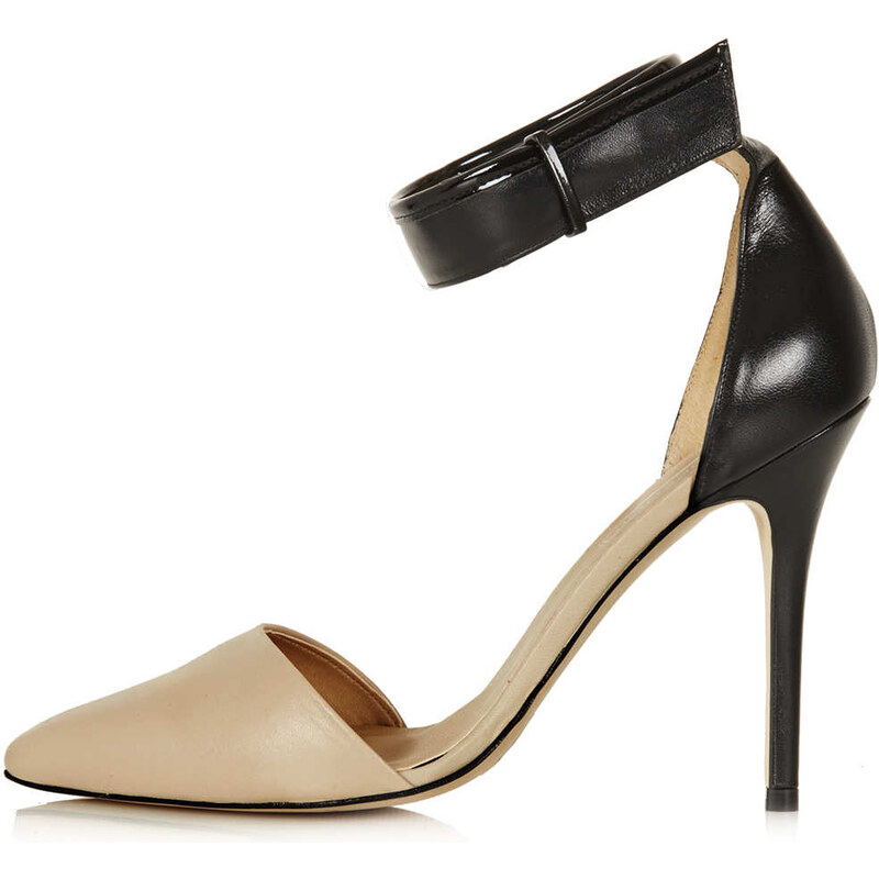 Topshop Gather 2-Part Pointed Heels