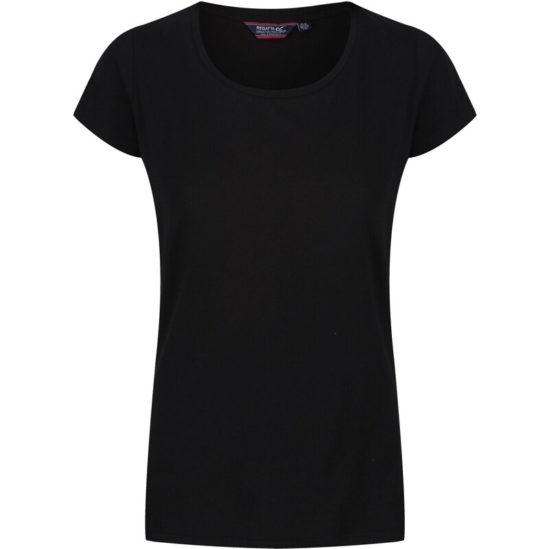 Dámské bavlněné tričko Regatta CARLIE černá