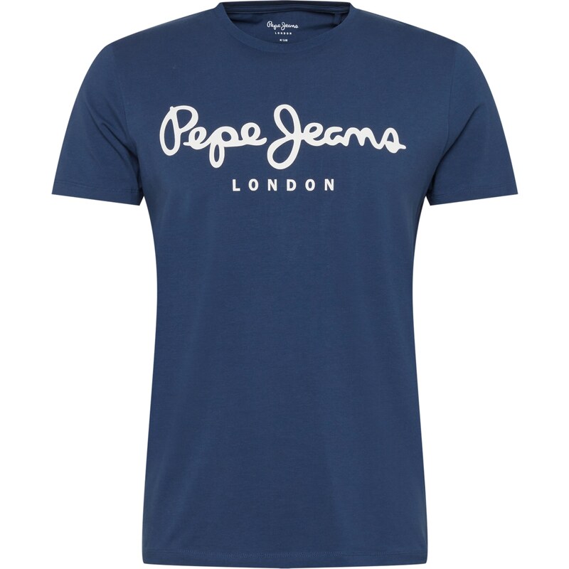 Pepe Jeans Tričko marine modrá / bílá